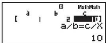CASIO FX92B Collège 2D+ - Exemples de calculs en Mode RATIO - 3