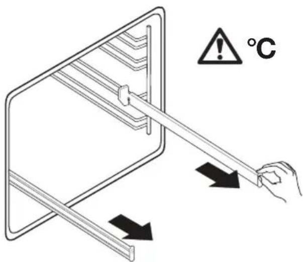 ELECTROLUX EOC 69612 X - Rails télescopiques - 1