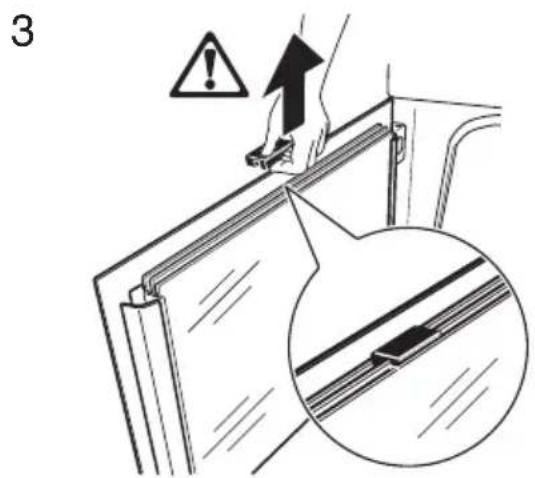 ELECTROLUX EOC 69612 X - Removing the glass panels - 3