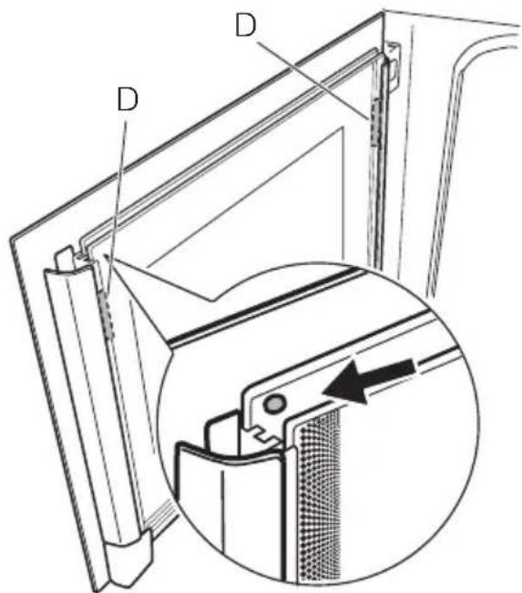ELECTROLUX EOB68713X - De deur en de glasplaten terugplaatsen - 1