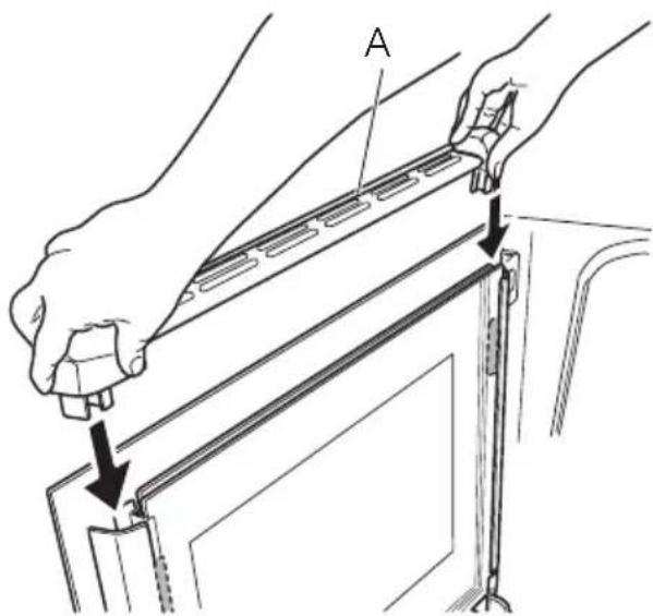 ELECTROLUX EOB68713X - Réinstallation de la porte et des vitres - 1