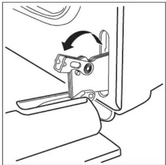 ELECTROLUX EOB3410 - Retrait de la porte du four et du panneau de verre - 2