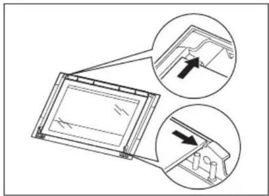 ELECTROLUX EOB3410 - De deur en de glasplaten terugplaatsen - 1