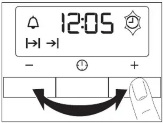 ELECTROLUX EOB3410 - Réglage de l'heure - 2