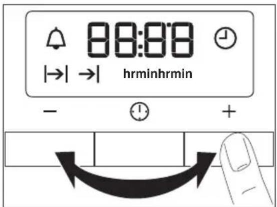 ELECTROLUX EOB3410 - Réglage des fonctions de l'horloge - 1