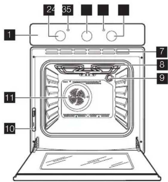 ELECTROLUX EOB 31004 X - Gesamtansicht - 1