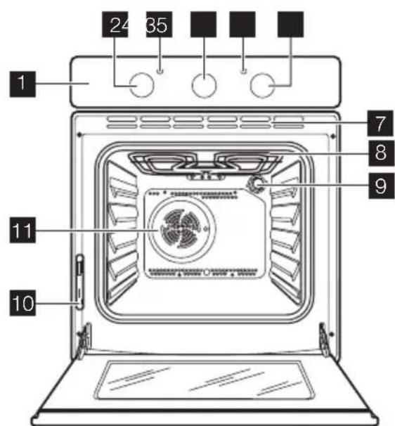 ELECTROLUX EOB 31004 X - Genel görünüm - 1