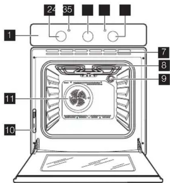 ELECTROLUX EOB 31004 X - Préchauffage - 1