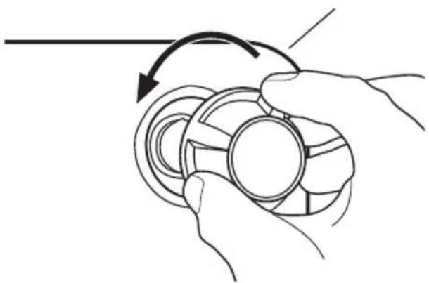 ELECTROLUX EOB 31004 X - Before you change the oven lamp: - 1