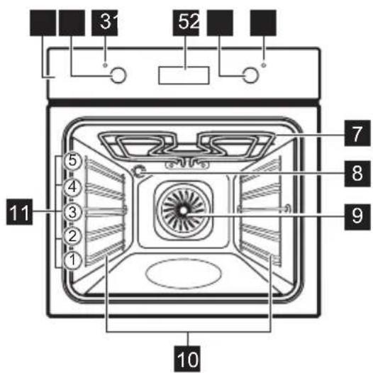 ELECTROLUX EOB2430BAX - Algemeen overzicht - 1