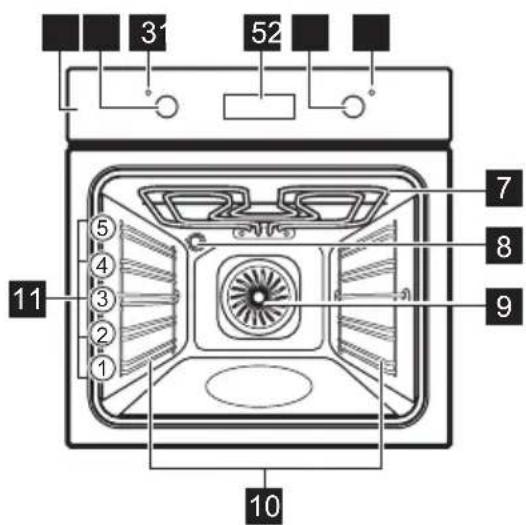 ELECTROLUX EOB2430BAX - Vue d'ensemble - 1