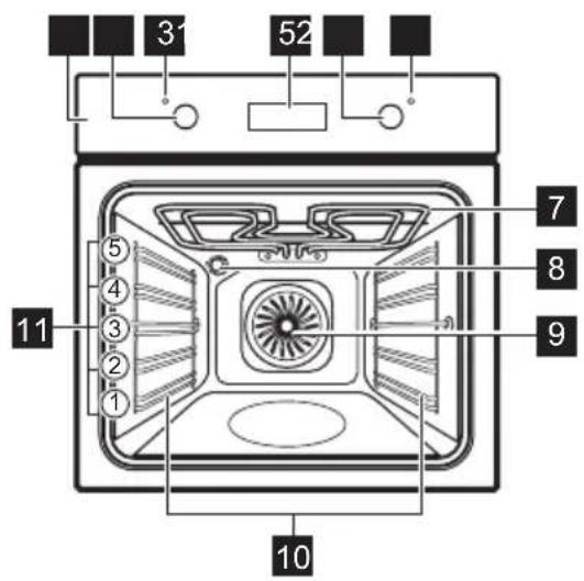 ELECTROLUX EOB2430AOX - Algemeen overzicht - 1