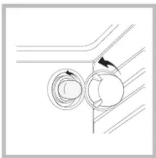 INDESIT FIM 51 KA S - Remplacement de l'ampoule d'éclairage - 1