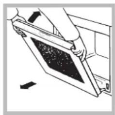 INDESIT FIM 51 KA IX S - Cleaning the oven door - 3
