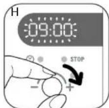 ROWENTA OR9081 - 6·Mise à l'heure de l'horloge - 2