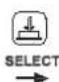 Unox LineMiss XF130TG Classic - Bouton SELECT - 2