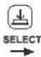 Unox LineMiss XF100GR Classic - Bouton SELECT - 2