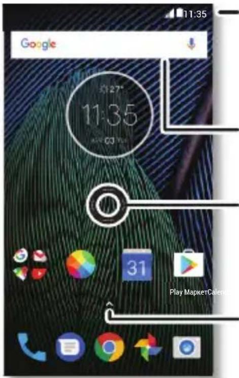 MOTOROLA Moto G5 Plus - Головний екран і налаштування - 1