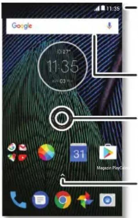MOTOROLA Moto G5 Plus - Ecranul de pornire și setările - 1