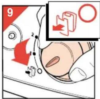 PHILIPS HR4342 - Opening the air cleaner - 1
