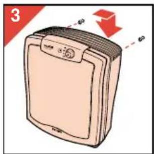 PHILIPS HR4342 - llmanpuhdistimen paikka - 2