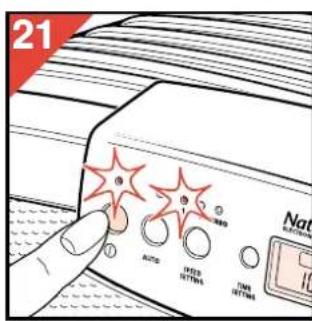 PHILIPS HR4347 - Ingestelde kloktijd wijzigen - 1