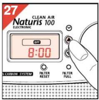 PHILIPS HR4347 - Instellen/wijzigen van de timer - 3