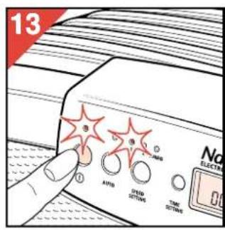 PHILIPS HR4347 - "Auto" functie instellen - 1