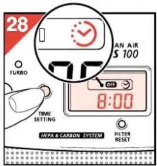 PHILIPS HR4347 - Come impostare/modificare il timer - 4