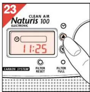 PHILIPS HR4347 - Ingestelde kloktijd wijzigen - 3