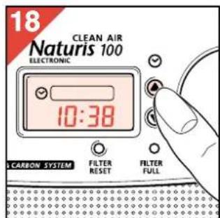 PHILIPS HR4347 - Kellon asetus - 2