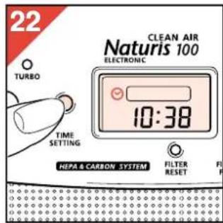 PHILIPS HR4347 - Comment changer l'heure reglee sur I'horloge - 2