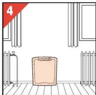PHILIPS HR4347 - Plaatsing - 3