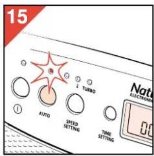 PHILIPS HR4347 - "Auto" functie instellen - 3