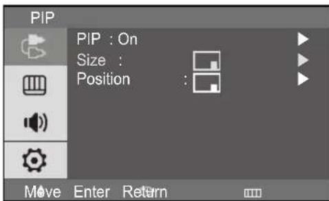 SAMSUNG SMT190DN - PIP Size select (VGA mode only) - 1