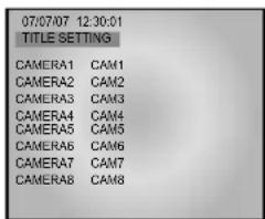 SAMSUNG SMT190DN - 5-3) TITLE SETUP - 1