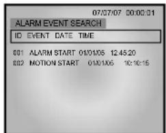 SAMSUNG SMT190DN - 7-4) ALARM EVENT SEARCH - 1