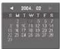 SAMSUNG SHR 2082 - Fenetre de calendrier - 1