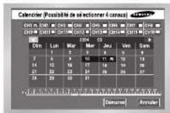 SAMSUNG SHR 2082 - Recherche par calendrier - 1