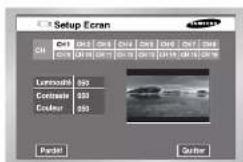 SAMSUNG SHR 2082 - Configuration ecran - 1