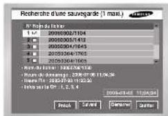 SAMSUNG SHR 2082 - Sauvegarde - 1