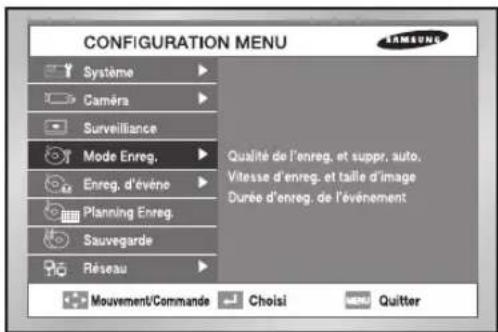 SAMSUNG SHR 2162 - Mode Record (Enregistrement) - 1