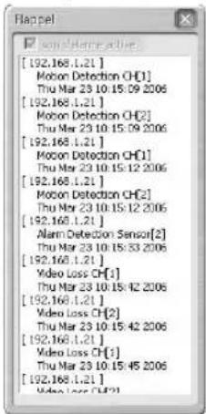 SAMSUNG SHR 2162 - Bouton de retour de message - 2