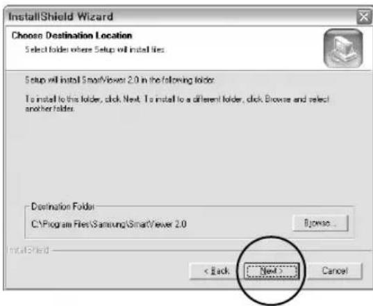SAMSUNG SHR 2162 - Installation du Smart Viewer - 5
