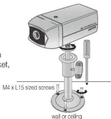 SAMSUNG SHR1041K - Installing the Camera - 1