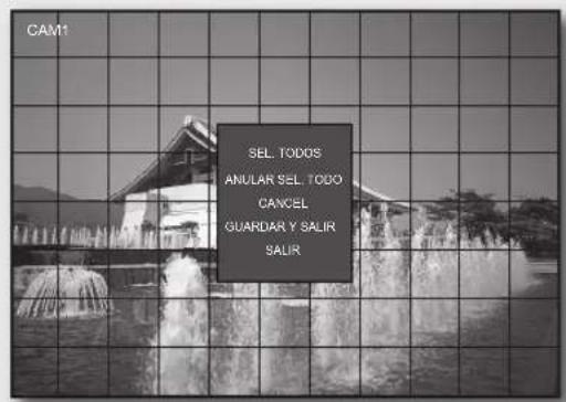 SAMSUNG SHR1041K - - Selección de un área en el panel frontal o en el mando a distancia - 1