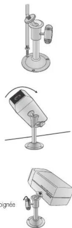SAMSUNG SHR1041K - Mise en place du support deamera - 2