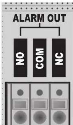 SAMSUNG SHR1041K - Connexion d'une sortie d'alarme et d'un relais - 1