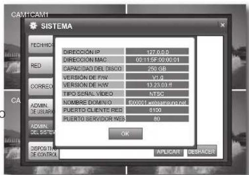 SAMSUNG SHR1041K - INFORMACION DEL SISTEMA - 1