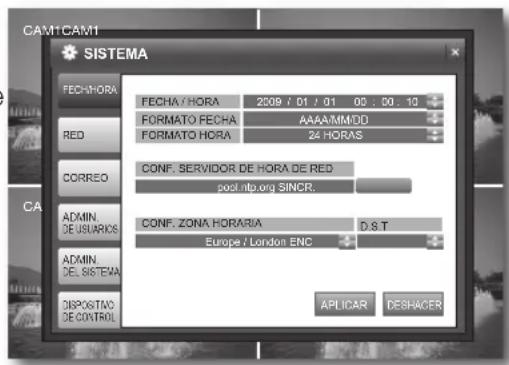 SAMSUNG SHR1041K - FECHA/HORA - 1